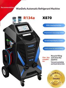 WDF X870 Unité de service de charge d'équipement de voiture entièrement automatique à double <span class=keywords><strong>gaz</strong></span> et chargeur de <span class=keywords><strong>gaz</strong></span> R1234A Machine de récupération de courant alternatif - Product Image 3