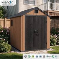 Abri de jardin Kenda APEX 6x8 facile à assembler, résistant aux UV, pour cour, patio, jardin, équipement de jardinage