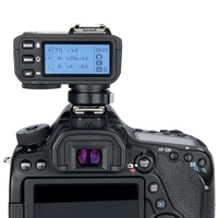 Godox X2T-N2.4GHz disparador de Flash inalámbrico Kit de transmisor receptor para la cámara 32 canales Speedlite Control remoto TTL 1/8000s HS