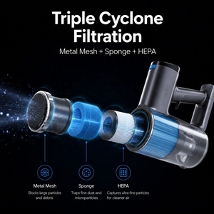 Vente flash - Aspirateur sans fil 3 en 1 avec une puissance d'aspiration de 22 Kpa, aspirateur vertical léger avec lumière LED pour la <span class=keywords><strong>maison</strong></span> - Product Image 5