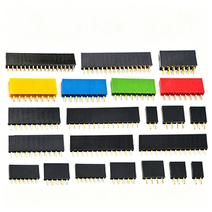 Çift 2.54Mm Tek Sıralı Dişi Konnektör Usb Soket Pin 2.0 1 2 3 4 6 10-40P - Product Image 1