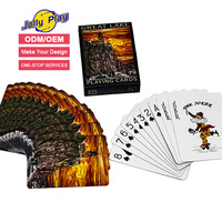 Conception imprimée personnalisée promotionnelle Papier familial écologique Cartes à jouer au poker classique pour cadeau