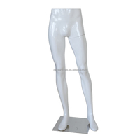 Mannequin de jambe de modèle d'affichage de pantalon en plastique avec le bas du corps factice de base pour l'affichage de pantalon