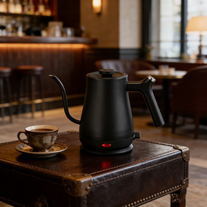 กา<span class=keywords><strong>ต้ม</strong></span>น้ำไฟฟ้าสแตนเลสแบบใหม่ ทรงคอห่าน ความจุ 800 มล. สำหรับมืออาชีพ - Product Image 1