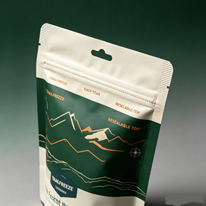 Bolsa con Cierre Zip de Aluminio Personalizada OEM de Bajo MOQ, Grado Alimenticio, para Comida de Camping, Alimentos Liofilizados, Senderismo y Mochilismo - Product Image 3
