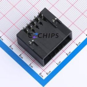 HC-3810-2*5AW-05 Wire-to-Board Pin Header Bent Lead Through Hole,P=3.81mm Connector 2x5P 3.81mm Right Angle Insert 10P - Product Image 1