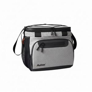 Custom Logo Waterproof Insulated Polyester Zipper Closure Large Capacity Picnic Lunch Cooler Bag - Product Image 1