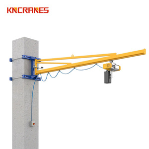 Cantilever Slewing Crane 1 Ton 2 Ton Wall Mounted Jib Crane with Electric <b>Hoist</b> - Product Image 4