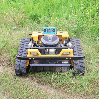 Tondeuses à gazon robotisées télécommandées automatiques tout-terrain 7HP EPA EURO5 550 mm pour terrains aquatiques