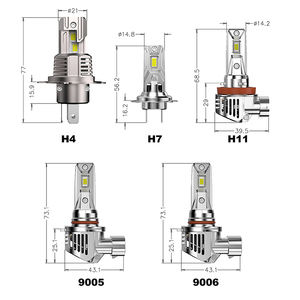 Bosoko nouveautés voiture automobile accessoires phares Led ampoule H4 H7 H8 H13 H4B 2025 tendance pour voiture - Product Image 2