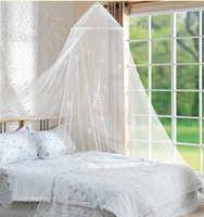 Moustiquaire 100 % polyester à fleurs marguerites, pliable, idéale pour la maison en été – Meilleure vente