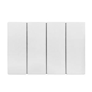 Alfombra de Baño Plegable de Tierra de Diatomeas, 4 Piezas, Rectangular, Blanca, Resistente a las Manchas, Absorbente, para Baño, Sala de Estar, Dormitorio - Product Image 1