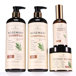 Natürliches Private Label Bio-Haarwuchs-<span class=keywords><strong>Shampoo</strong></span> für die Kopfhautpflege, sulfatfrei, Anti-Frizz, mit Minze und Rosmarinöl gegen Haarausfall - Product Image 1