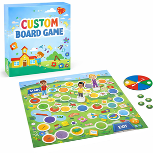 โรงงานผลิตเกมกระดานกระดาษรีไซเคิลพิมพ์ลายตามสั่ง ประเทศเวียดนาม รับผลิตแบบ OEM เกมโต๊ะแบบอินเทอร์แอคทีฟขายดี เกมเดินทางสำหรับผู้ใหญ่และเด็ก - Product Image 1