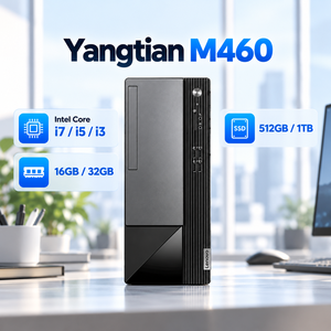 Ordinateur de bureau professionnel Lenovo Yangtian M460, processeur Intel Core i7 i5 i3, 16 Go/32 Go de RAM, SSD 512 Go/1 To, ordinateur de bureau tour - Product Image 2