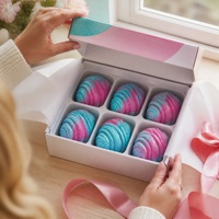 Lot de 6 bombes de bain effervescentes artisanales en coquille de coquille Saint-Jacques et eucalyptus, parfum aromatique relaxant pour spa, coffret cadeau personnalisé OEM