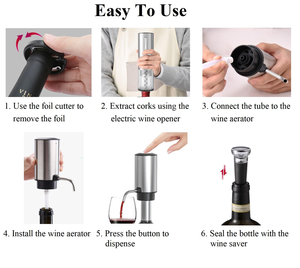 Nuevo Decantador de Vino Eléctrico Inteligente Automático 2024, Dispensador con Bomba, Juego de Regalo para el Hogar - Product Image 3