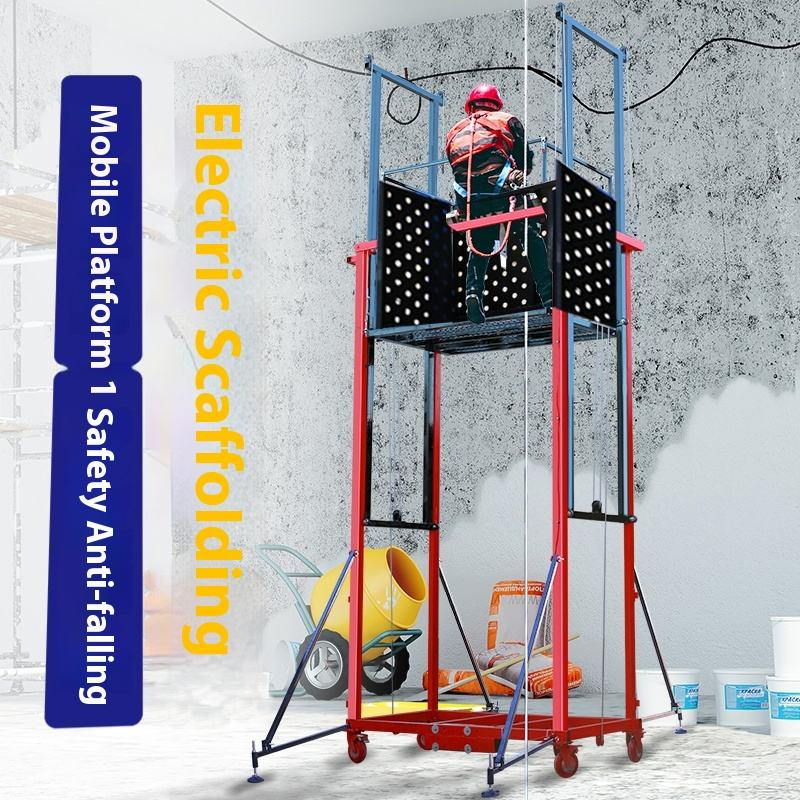 Three point Electric Scaffold Lift Foldable