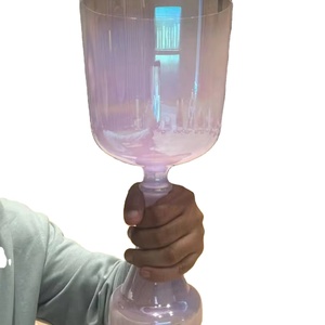 Cáliz de Cristal Cósmico Púrpura de 6 Pulgadas con Cristal 99.99% Puro para Yoga y Meditación Curativa - Product Image 1