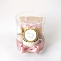 Boîte à souvenirs en acrylique transparente personnalisée, boîte de baptême, boîte de rangement en acrylique pour mariage, boîte cadeau