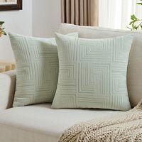 Housse de coussin pour dossier de canapé à fermeture éclair invisible, pour la décoration intérieure et l'hôtellerie