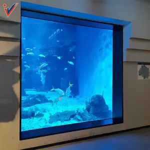 Leyu Usine Direct Prix Grande Taille Épais Style Moderne Aquariums Transparents, Aquarium Acrylique En Gros