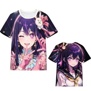 Nouveau Anime Manga <span class=keywords><strong>Oshi</strong></span> <span class=keywords><strong>No</strong></span> Ko T-Shirts impression 3D Streetwear hommes femmes mode surdimensionné à manches courtes t-shirt enfants t-shirts hauts vêtements - Product Image 3