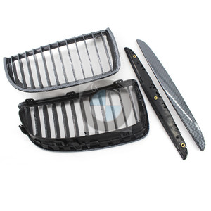 กระจังหน้าคาร์บอนไฟเบอร์แบบเส้นเดียวสำหรับ BMW E90 E91 ปี 2006 2008 รุ่นอัพเกรด A E90 LK TW - Product Image 3