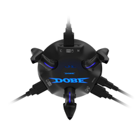 Convertisseur universel clavier-souris rond avec rétroéclairage RGB pour Switch 2 / PS4 / Xbox / PC