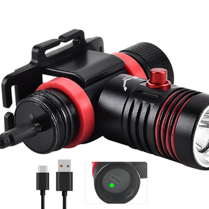 Lampe frontale de plongée L2 LED 2000mAh rechargeable Type-C, étanche, pour plongée en extérieur - Product Image 1