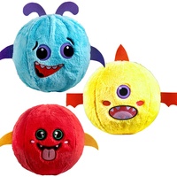 Samtoycn Jouet Monstre Mignon et Original 35CM Jouet Anti-Stress en Peluche Jouets en Peluche Animaux en Peluche Boule en Peluche Gonflable pour Enfants