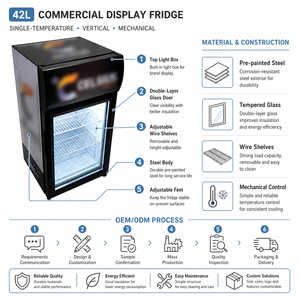 Refrigerador Comercial Celsius SC25L de 25L con Puerta de Vidrio, <span class=keywords><strong>Mini</strong></span> Bar con Compresor para Bebidas Energéticas, Ideal para Habitaciones de Hotel y Hogar - Product Image 6