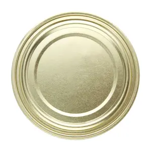 Easy Open End 307 EOE Lid 83mm Food Tinplate Metal Lids