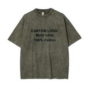 Design OEM/ODM Blank Heavyweight Oversized Design T-<b>shirt</b> 3D Screen Printing T <b>Shirt</b> Custom Your Brand 100% Cotton t <b>Shirt</b> - Product Image 3