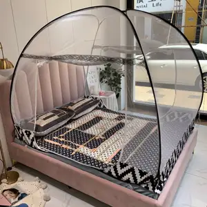 Китайский поставщик, 3 двери для двухспальной кровати, складная всплывающая Москитная сетка для палатки для взрослых