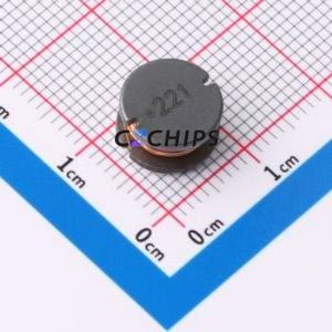 Inducteur de puissance SDR1006-221KL SMD, 9,8x9,8 mm (Inductance : 220 µH) (Précision : 10 % Courant nominal : 660 mA) - Product Image 1