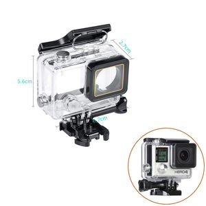 Boîtier étanche sous-marin HONGDAK 45M pour <span class=keywords><strong>GoPro</strong></span> <span class=keywords><strong>Hero</strong></span> <span class=keywords><strong>4</strong></span>, housse de protection pour caméra d'action de plongée - Product Image 6