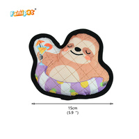 Jouet en peluche souple et grinçant pour chien, nouveau thème estival, design mignon de paresseux, personnalisé par le fabricant Famipet