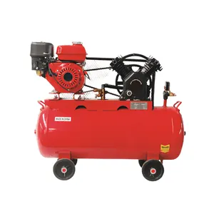 Fast Air Supply Gasoline Air Compressor 8bar Piston Air Compressor For Automobile Repair Industry