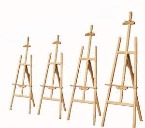80cm 105cm 125cm Wooden <strong>Desktop</strong> <strong>Easel</strong> for Announcement Boards, Paintings, or Canvases - Product Image 1
