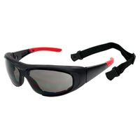 Lunettes de sécurité Ansi Ce En166 anti-buée résistantes avec sangle interchangeable