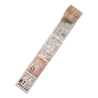 Ruban Washi Série Rétro Européenne et Américaine, Autocollants Décoratifs Créatifs pour Journal, Matériaux de Scrapbooking et de Bricolage