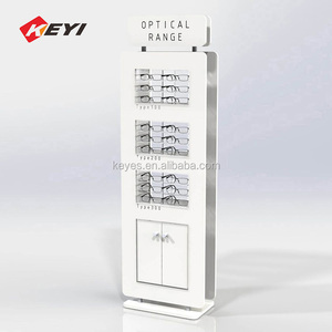 Tầng Thường Vụ Acrylic Kính Mát Rack Hiển Thị Acrylic Kính Hiển Thị Cửa Hàng Quang Học Hiển Thị Đứng Với Lưu Trữ Tủ - Product Image 5