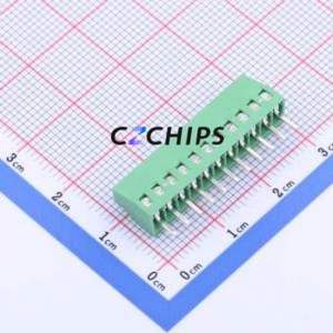 JL308-25411G01 Screw Terminal Block Through hole Component (THT),P=2.54mm Connector 1x11P 2.54mm Green Through Hole - Product Image 2