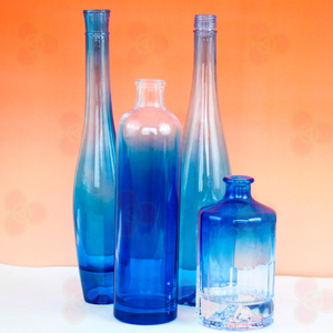 Bouteilles en verre revêtues personnalisées de différentes couleurs pour les spiritueux Vodka <span class=keywords><strong>Whisky</strong></span> Tequila & Brandy <span class=keywords><strong>Cork</strong></span> Sealing - Product Image 4