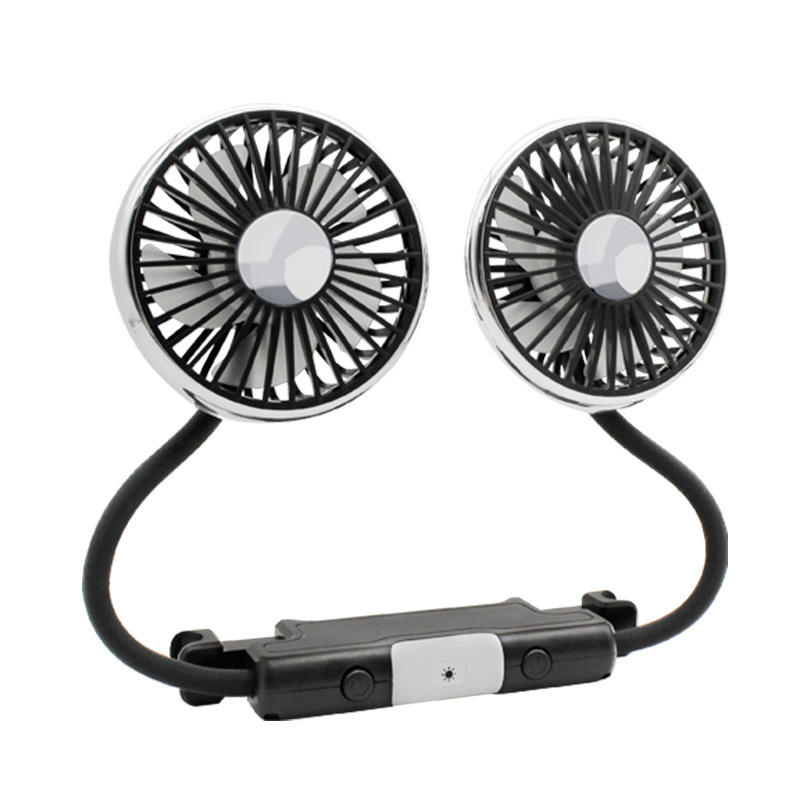 Double-headed flexible fan - USB cable version