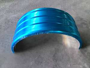 Fender Truk QLYJ Dongfeng Jiefang Baru, Pelindung Lumpur Plastik Trailer Gandar Tunggal dengan Garis Putih OE DNB020 untuk Perlindungan Truk - Product Image 5