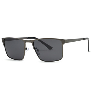 SPOEN Lunettes de soleil polarisées rectangulaires en métal UV400 pour hommes, protection solaire pour la pêche en plein air - Product Image 5