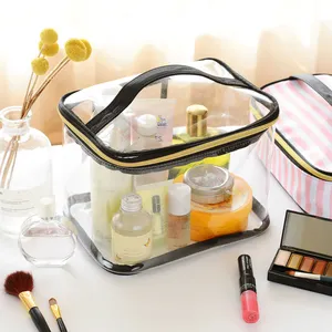 Cosmetic Bags Travel Organizer Toiletry Bag Set Pink Makeup Storage Hanging Bag