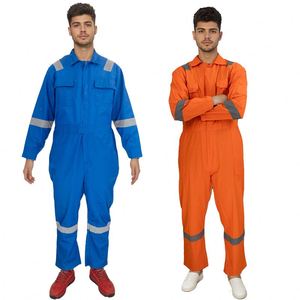 Vêtements de sécurité ignifuges industriels personnalisés en usine Vêtements de travail Vêtements de travail ignifuges Combinaison - Product Image 1